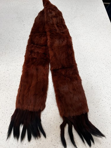 Mink wrap stole - wrap/stole, tails