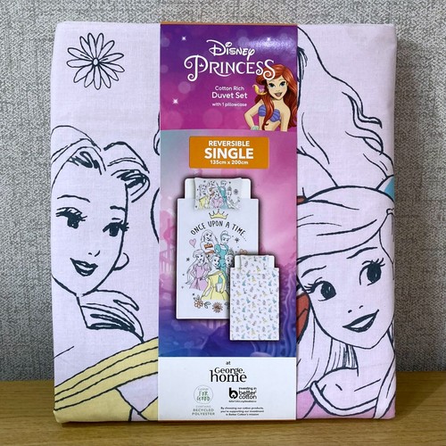 Disney princess single duvet - single,