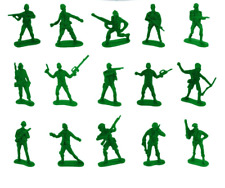 50  toy soldiers green plastic