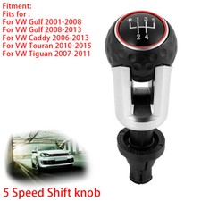 R Line 5-Speed Shift Stick Gear Knob For Vw Golf 5 6 7 Caddy Touran Tiguan UK