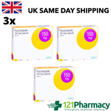 3x Thrush Oral Tablet CAP Single Dose Treatment 150mg (READ DESCRIPTION) MAX 1