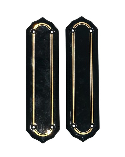 Pair vintage black - pair, ceramic