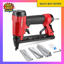 Air Staple Gun with 1500Pcs Staples(6Mm-16Mm), 21GA / Type 8016, Lightweight Pne