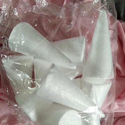 White polystyrene styrofoam - white,