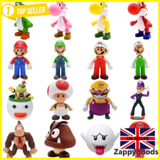 Super Mario Bros Bowser Jr Luigi Boo Figures Model Toys Wario Goomba Yoshi Toad