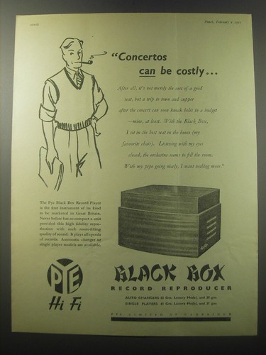 1955 pye black box - black,