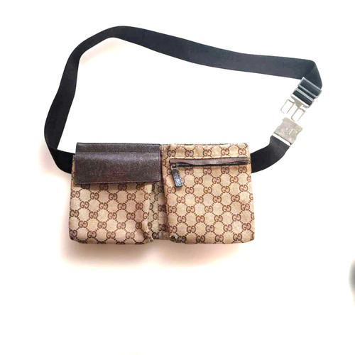 Auth gucci canvas belt bag - belt,