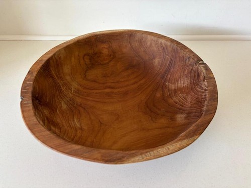 Teak root table bowl wooden - teak,