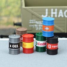 Model Railway Oil Drums - OO Gauge Oil Barrels (Pack of 6) - 1:76 Hornby Scale