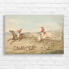 Hunting Scene Canvas Print