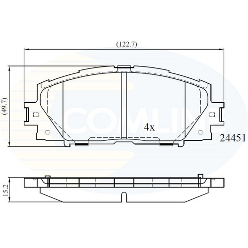 Brake pads set for - pads,
