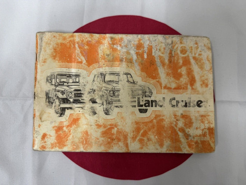 Original oem 1982 toyota - 1982, land