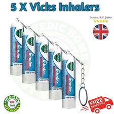 5 x Vicks Inhaler Nasal Sticks