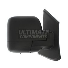 Vauxhall Vivaro Van 2014-2019 Electric Wing Door Mirror Black Drivers Side Right