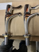 Sink Pillar Lever Taps pair