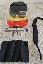 Shooting Safety Glasses With 4 Colours Interchangeable Shatterproof UV400 Lenses