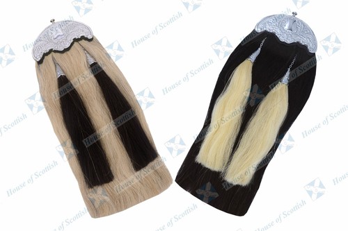 Original horse hair sporran - hair,