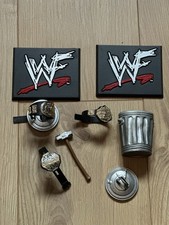 WWE WWF Action Figure Bundle Rare Job Lot Champion Belts weapons Wrestling TNA