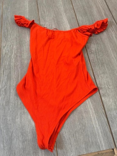 Zara frill shoulder bodysuit - zara,