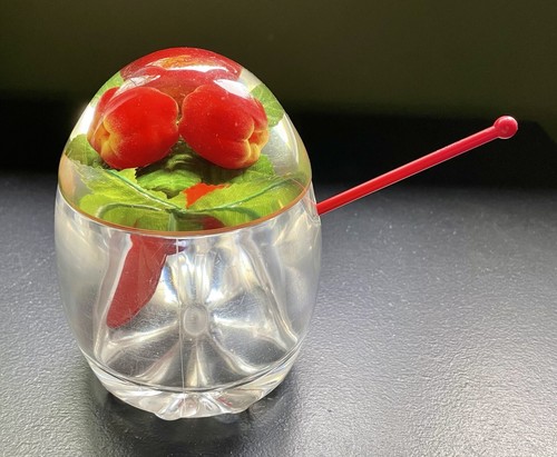 Vintage french lucite preserve - vintage,