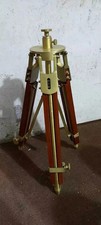 Wooden Tripod Antique Vintage Theater Stage Industrial Spot Light Tripod Stand