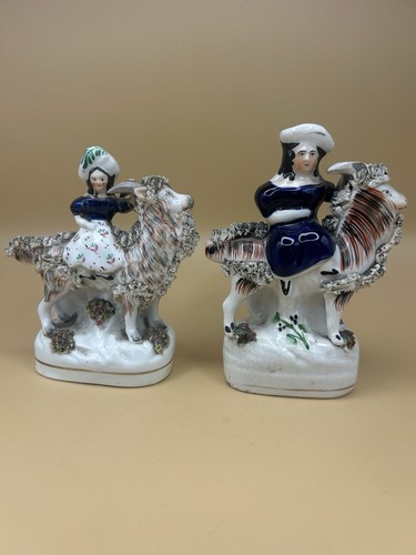 Antique staffordshire figures - antique,