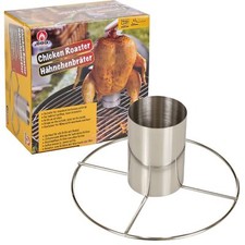 Barbecue Beer Can Vertical Chicken Roaster Grill Stand Cooker Holder BBQ Tools
