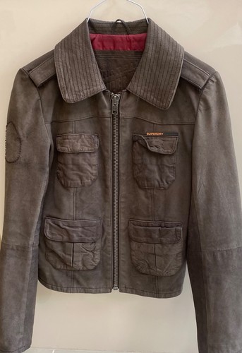 Superdry leather jacket - superdry,