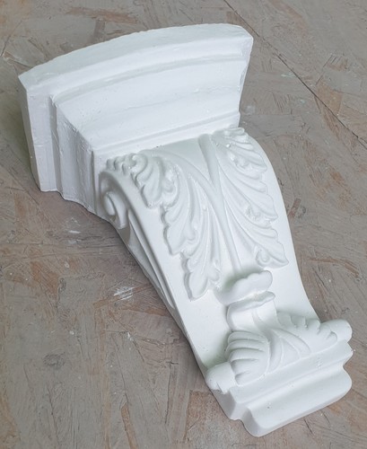 Pair plaster corbels - pair,