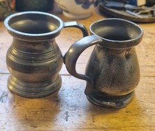 2 Antique Or Vintage Pewter