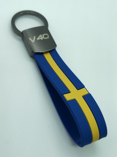 Volvo v40 swedish flag keyring - v40,