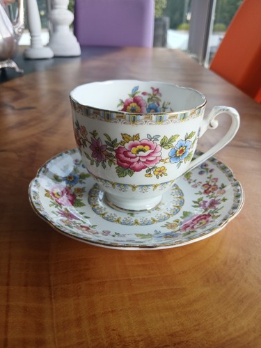 Tea cup and saucer duo - tea,