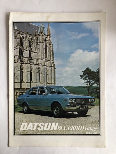 Datsun bluebird range brochure - datsun,