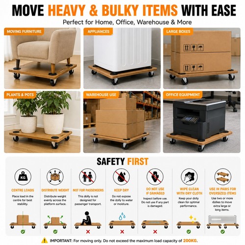Heavy duty dolly trolley - heavy,