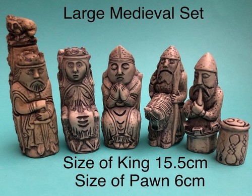 Latex chess set moulds - set,