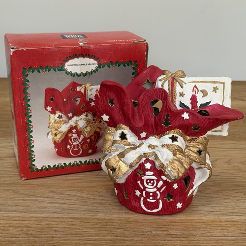 Vintage ceramic tealight - vintage,
