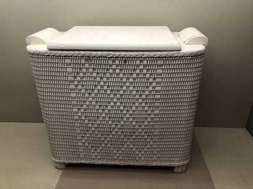 Vintage mcm wood wicker - vintage,