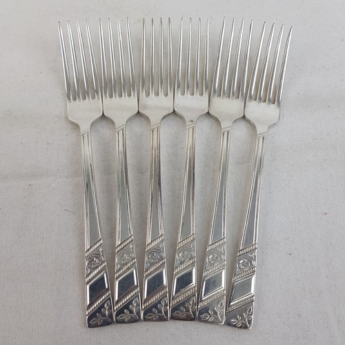 Viners silver rose pattern - 'silver, rose'