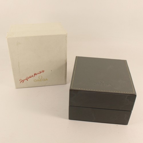 Genuine omega watch box grey - watch,