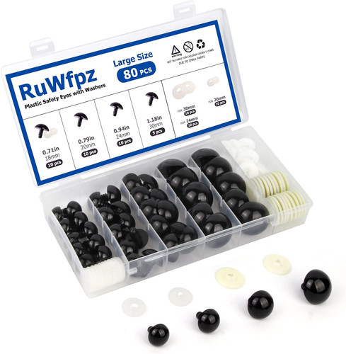 Ruwfpz safety eyes - safety, crochet