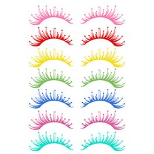 Eyelashes Decal Stickers