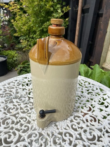 Large antique stoneware beer - large,