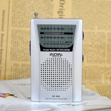 Pocket Radio Small Portable AM FM Radio Battery Operated Transistor Radio UK