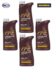 4 Litri Olio Motore Mannol  5w30 Longlife  Acea C3 VW 504/507  Porsche C30