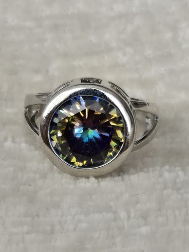 1cm mystic topaz round - round, crystal