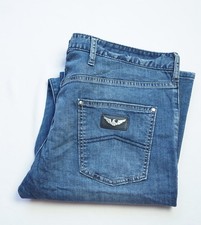 Armani Jeans J202E Slim Comfort Fabric mens size 36 W36 XL Button Fly STRETCH