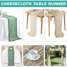 Cheesecloth Table Runner For