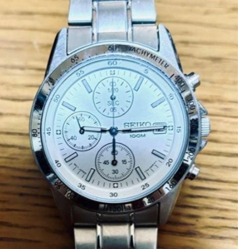 Seiko chronograph silver - seiko,