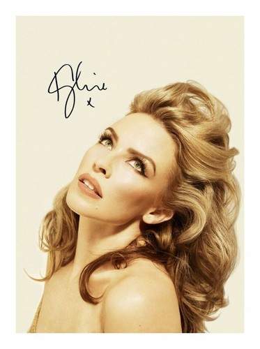 Kylie minogue autograph signed - minogue,