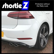 shortieZ | Mud Flaps & Fixings FITS VW Golf Mk7 | 7.5 R GTI GTD Black 4mm PVC *G